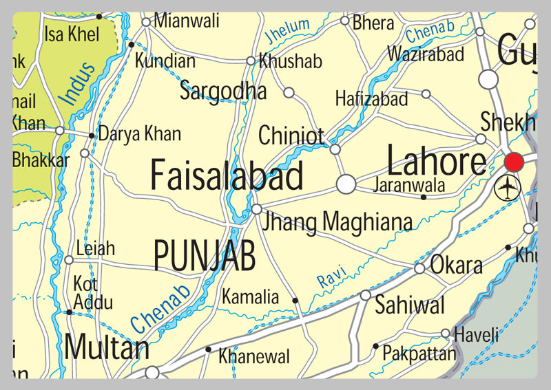 Pakistan Political Map