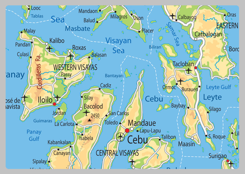 Philippines Physical Map