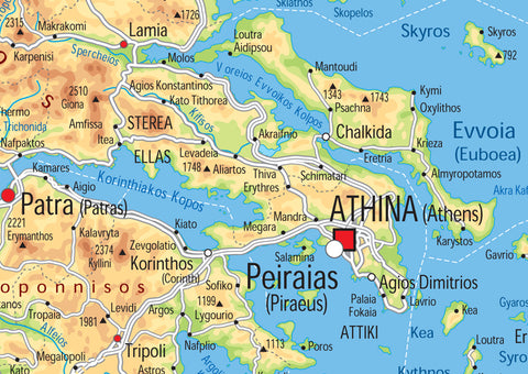 Illustrated Map of Greece | I Love Maps