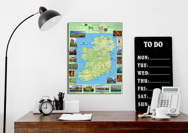 Illustrated Map of Ireland