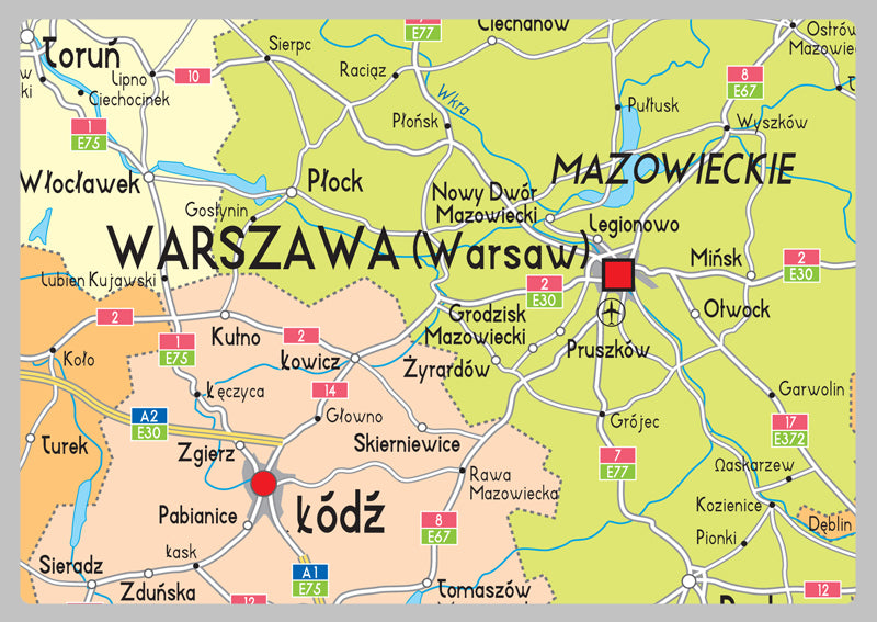 Poland Political Map