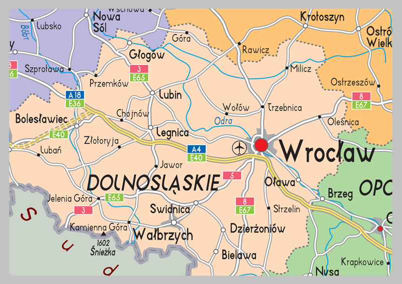 Poland Political Map