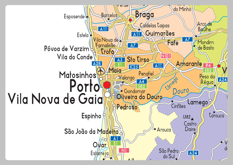 Portugal Political Map