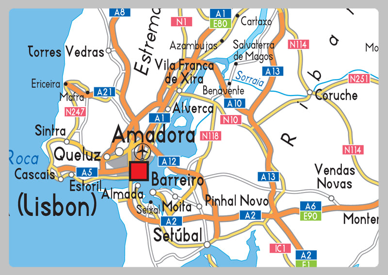 Portugal Road Map