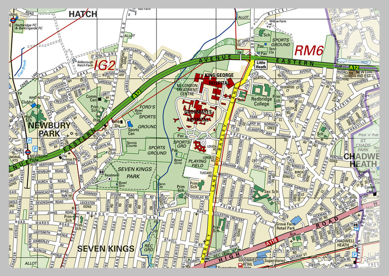 Redbridge London Borough Map