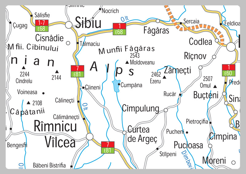 Romania Road Map