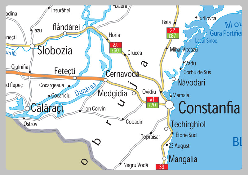 Romania Road Map