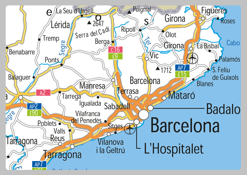 Spain Road Map