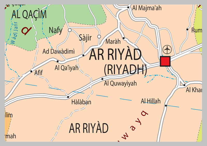 Saudi Arabia Political Map