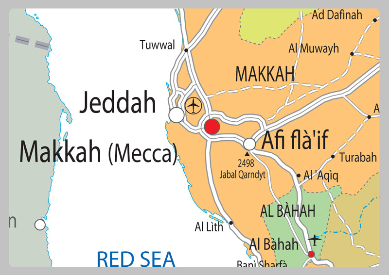 Saudi Arabia Political Map