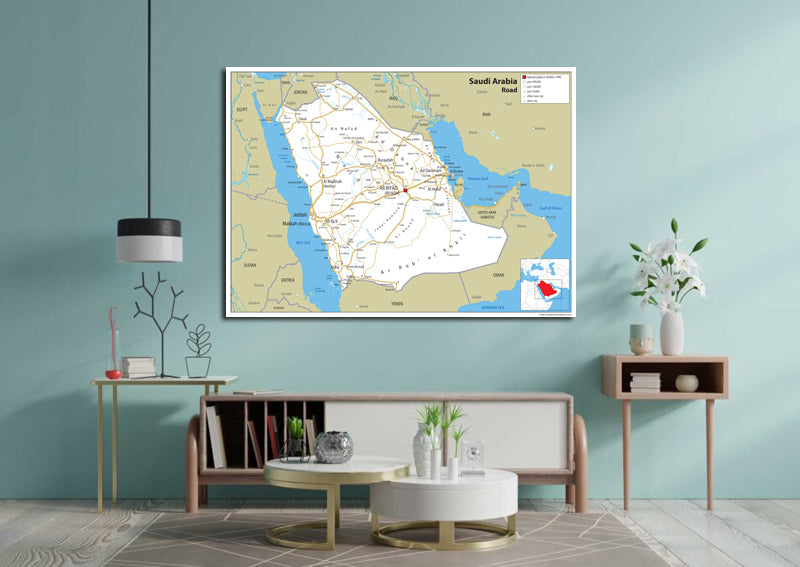 Saudi Arabia Road Map