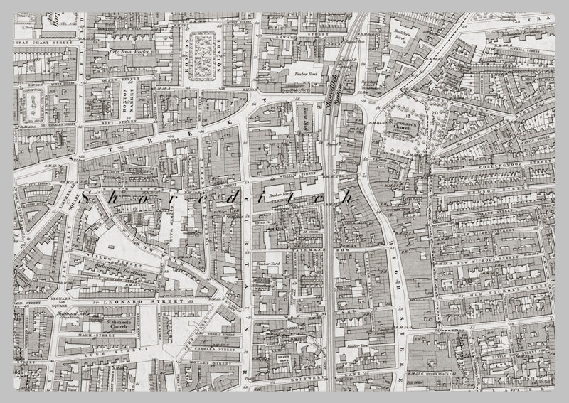 London 1872 Ordnance Survey Map - Sheet XXVII - Shoreditch– I Love Maps