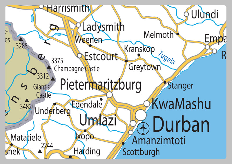 South Africa Road Map