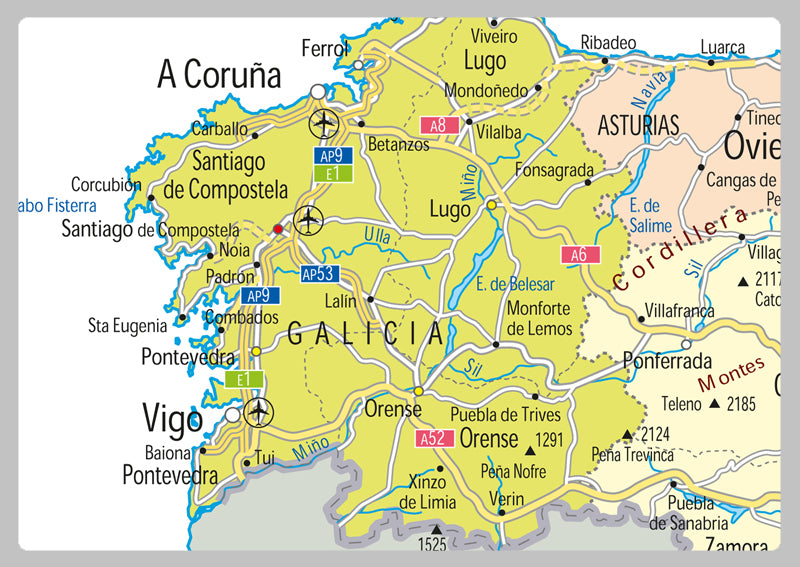 Spain Political Map