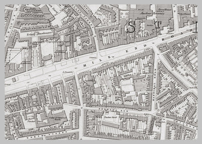 London 1872 Ordnance Survey Map - Sheet XXXVII - Stepney– I Love Maps