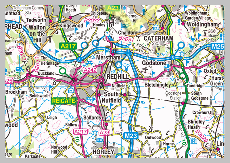 Surrey County Map