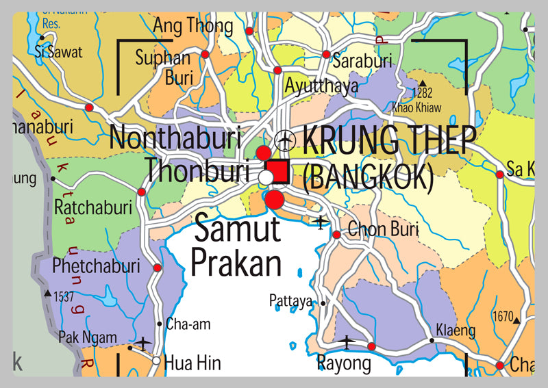 Thailand Political Map