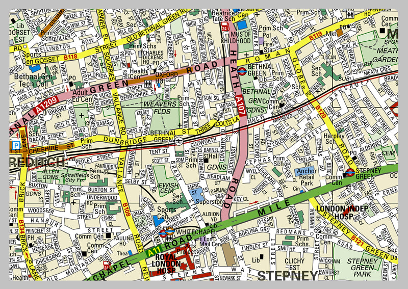 Tower Hamlets London Borough Map