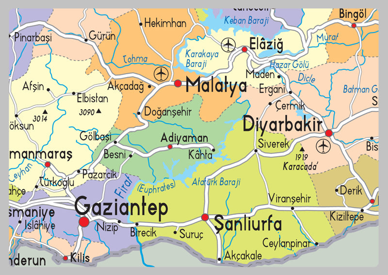 Turkey Political Map