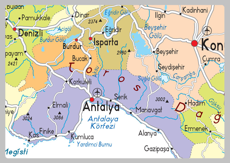 Turkey Political Map