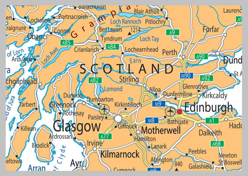 United Kingdom Political Map