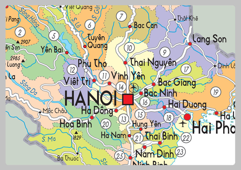 Vietnam Political Map