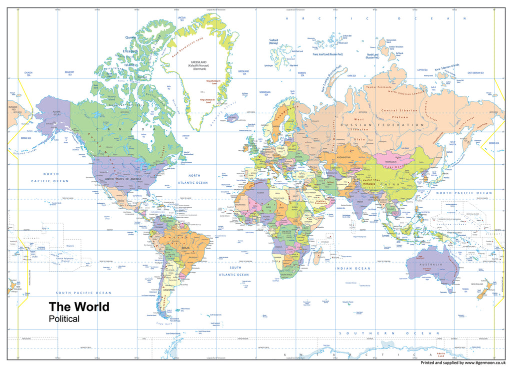 World Political Map | GeoAtlas | I Love Maps