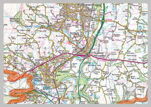 Wrexham County Map– I Love Maps