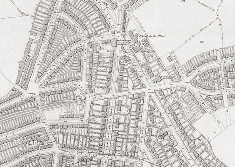 London 1872 Ordnance Survey Map - Sheet XV - Belsize Park | I Love Maps