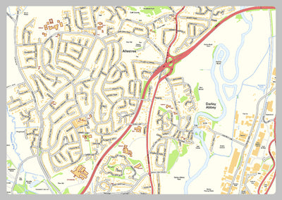 Derby Street Map– I Love Maps