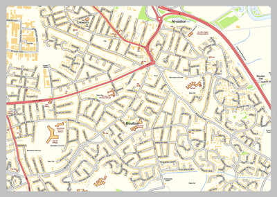 Derby Street Map– I Love Maps