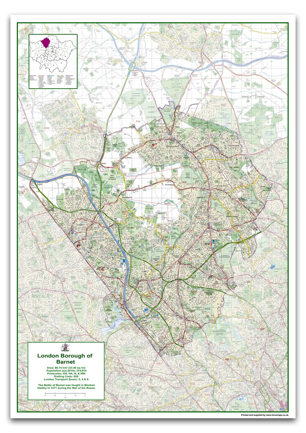 Barnet London Borough Map I Love Maps   1 0d9d28f5 6e5f 4507 9ac5 134b977b211a 1200x1697 