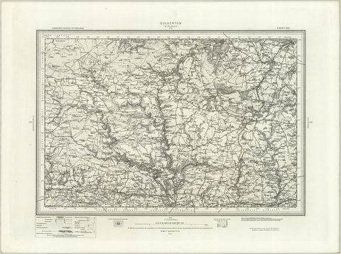 1890 Collection - Dulverton (Minehead) Ordnance Survey Map | I Love Maps