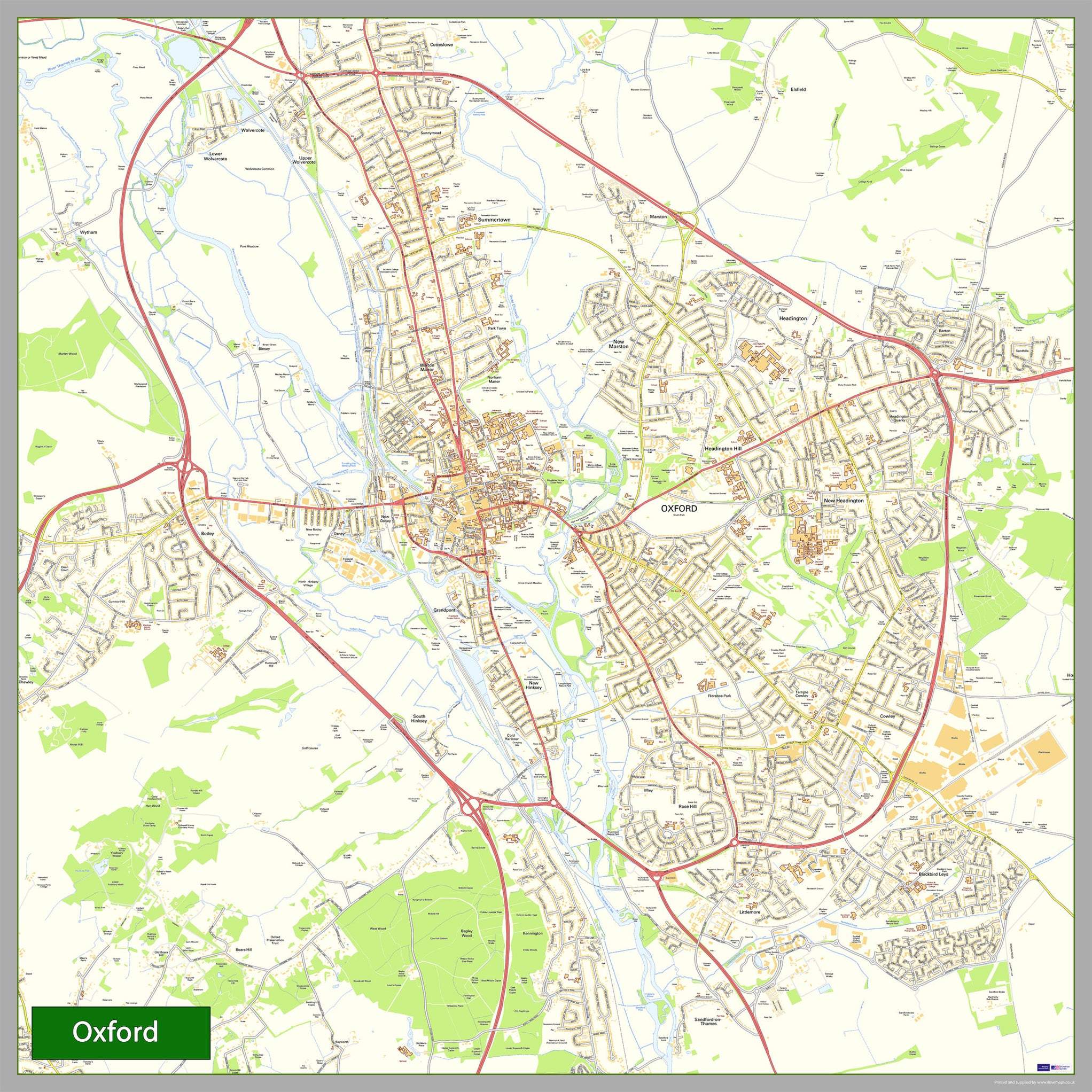 Oxford Street Map– I Love Maps