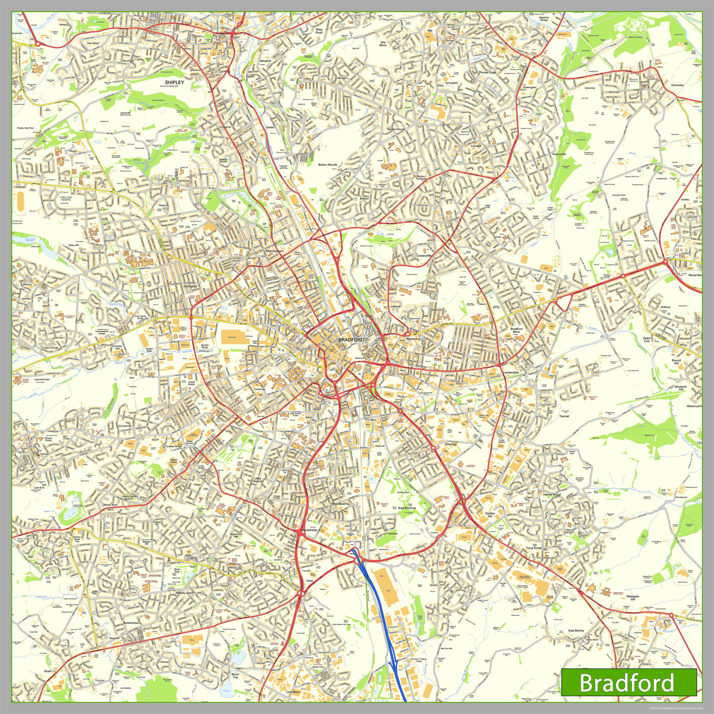 Bradford Street Map I Love Maps   1 629d96ff 6204 48d2 987d A7e5a89e12cd 1400x1400 