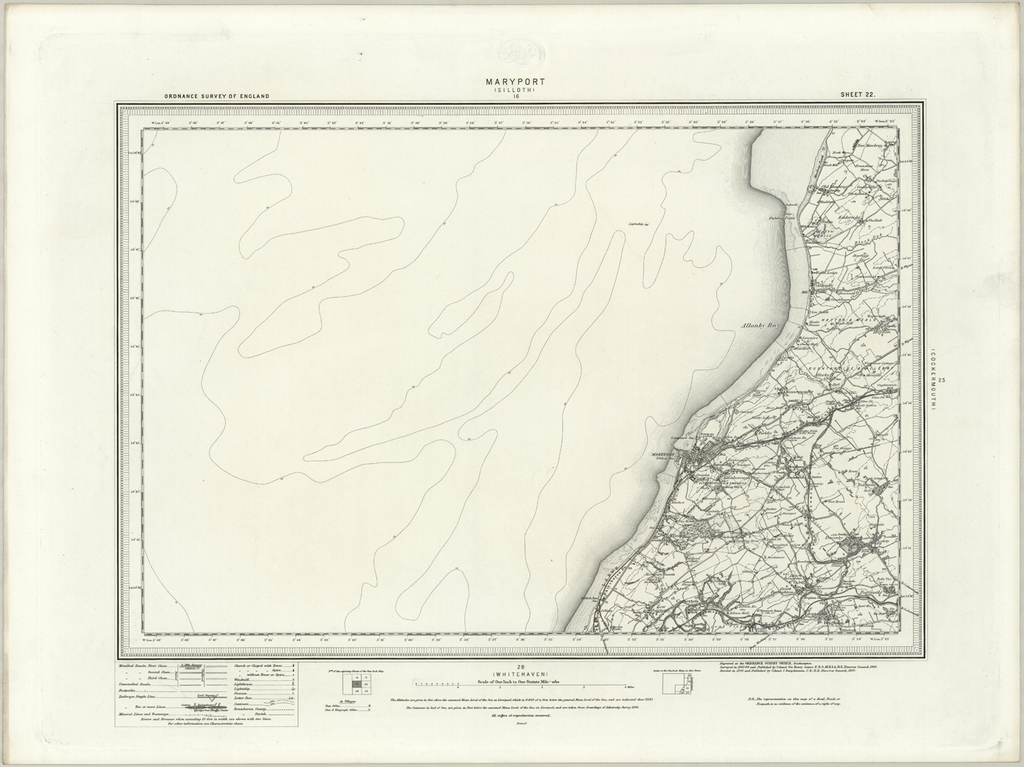 1890 Collection - Maryport (Silloth) Ordnance Survey Map | I Love Maps