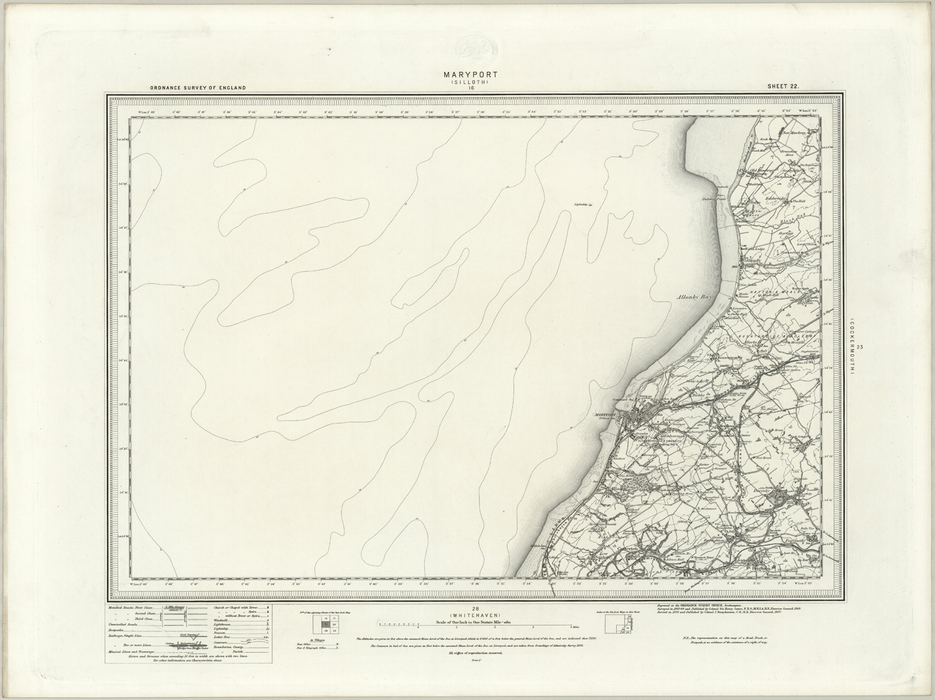 1890 Collection - Maryport (Silloth) Ordnance Survey Map