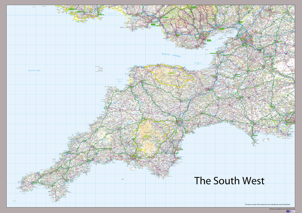 The South West Map