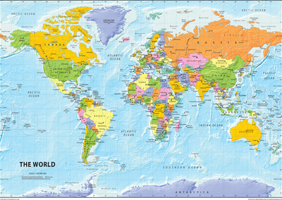 The World Political Map– I Love Maps