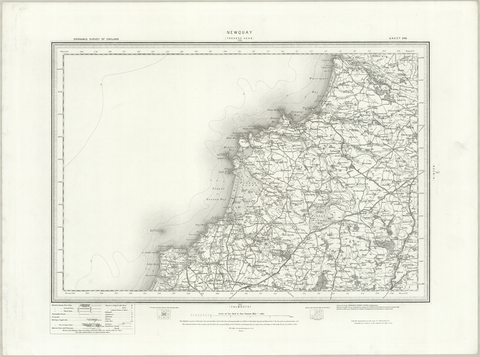 1890 Collection - Newquay (Trevose Head) Ordnance Survey Map | I Love Maps