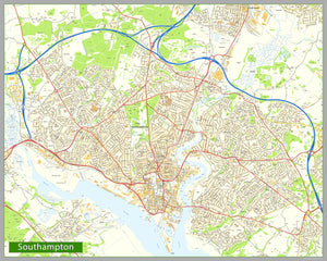 Southampton Street Map– I Love Maps