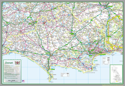 Dorset County Map– I Love Maps