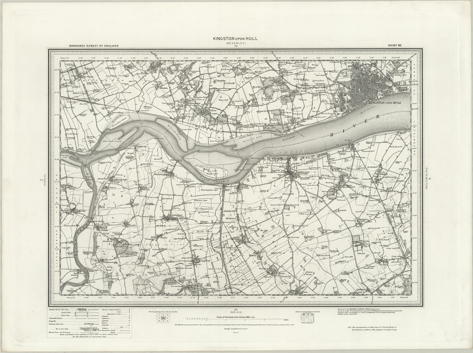 1890 Collection - Kingston upon Hull Ordnance Survey Map