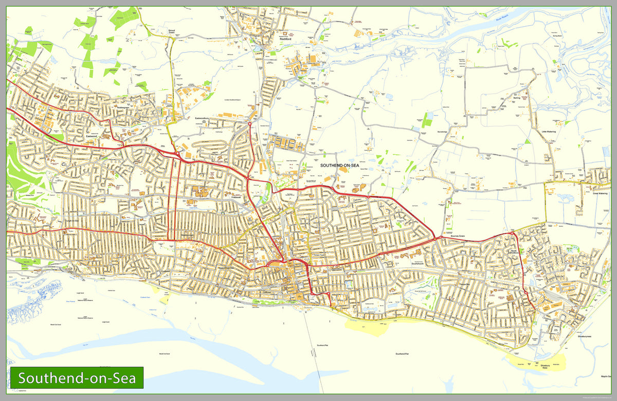 Southend on Sea Street Map– I Love Maps