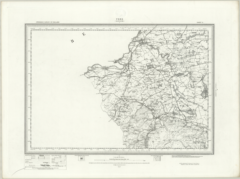 1890 Collection - Ford (Norham) Ordnance Survey Map