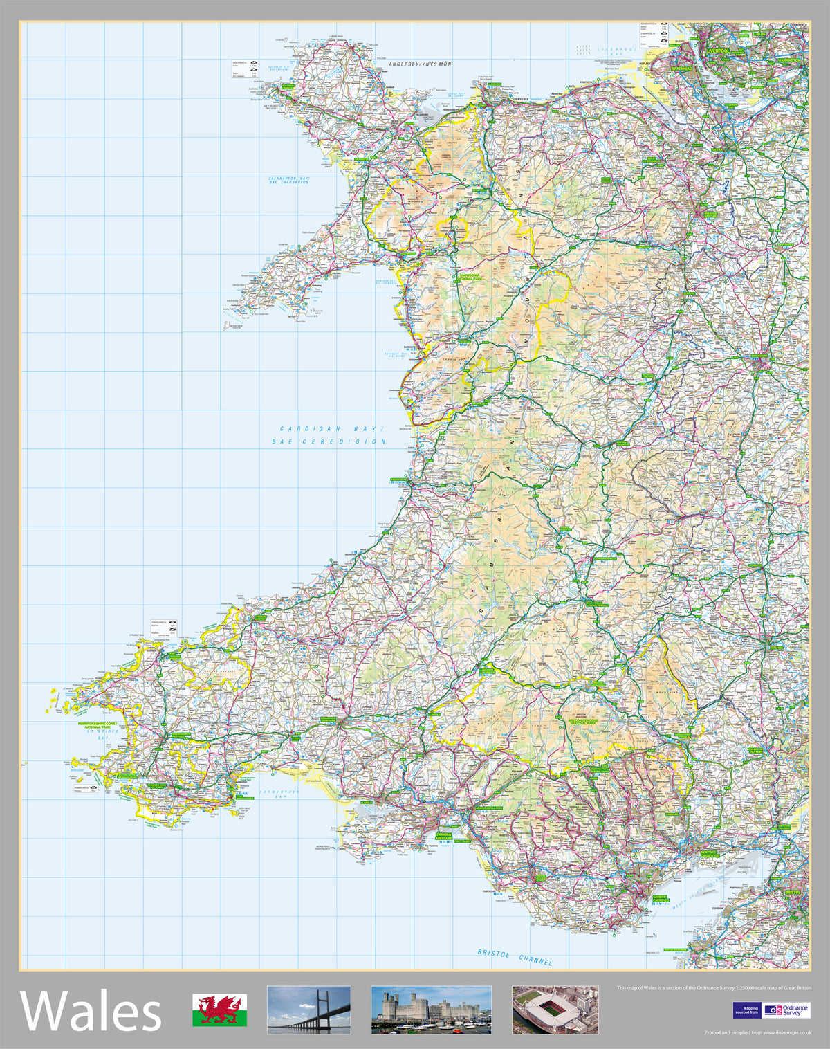 Wales Map– I Love Maps