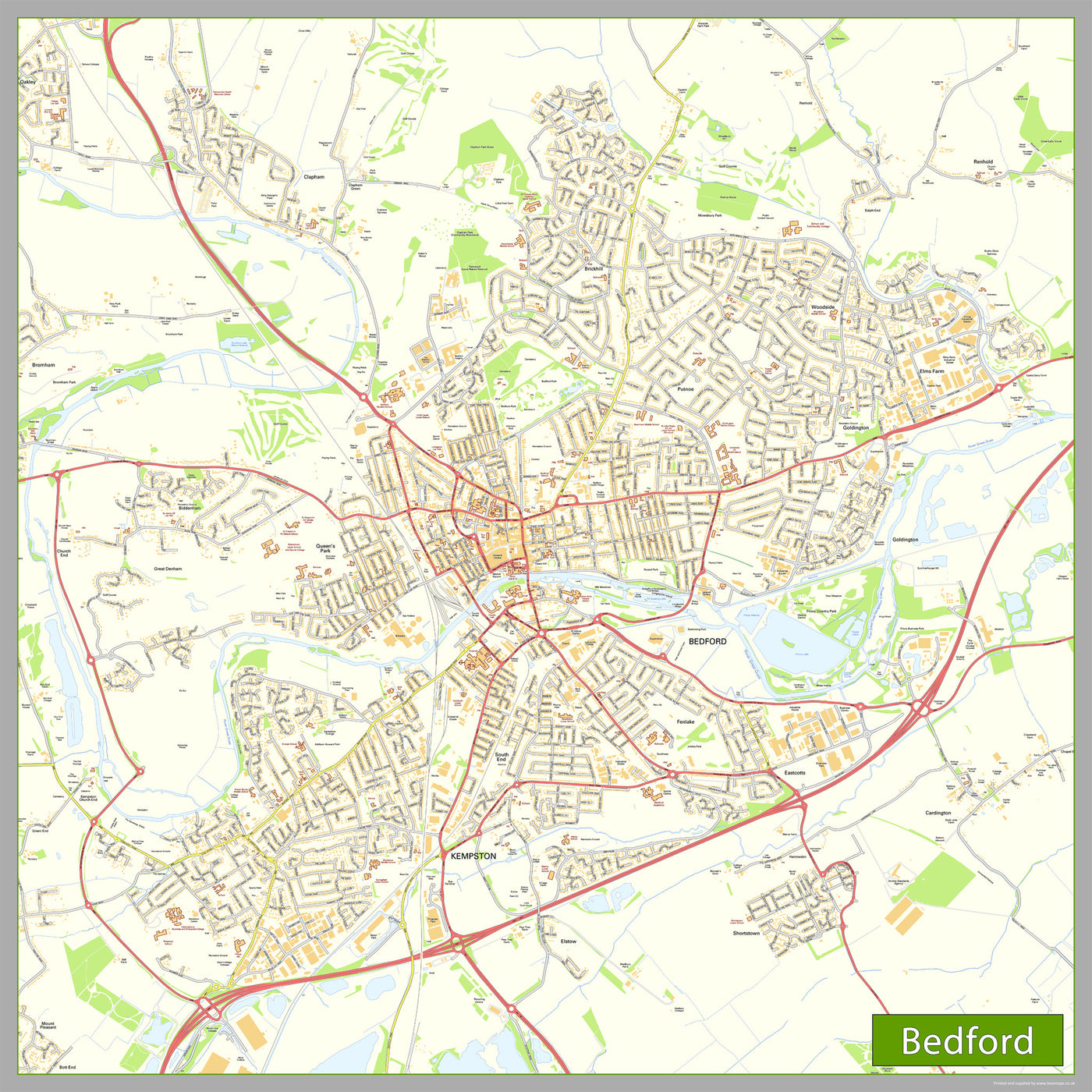 Bedford Street Map I Love Maps   1 E6d2565b 9614 4abb Bd66 0579252cab60 1400x1400 