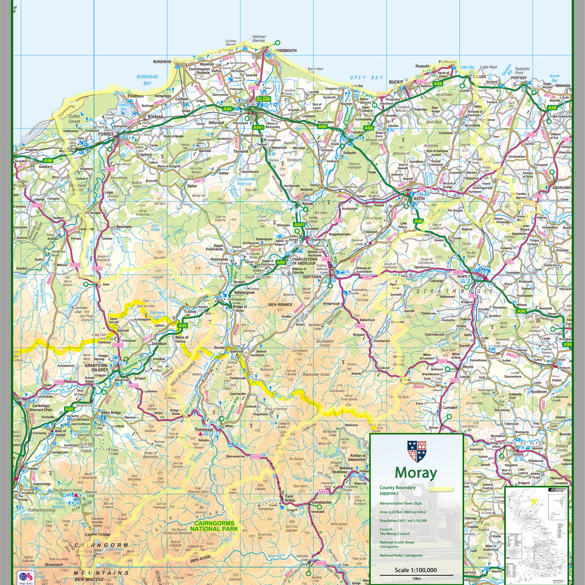 Moray County Map– I Love Maps