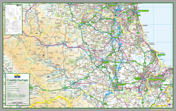 Durham County Map– I Love Maps
