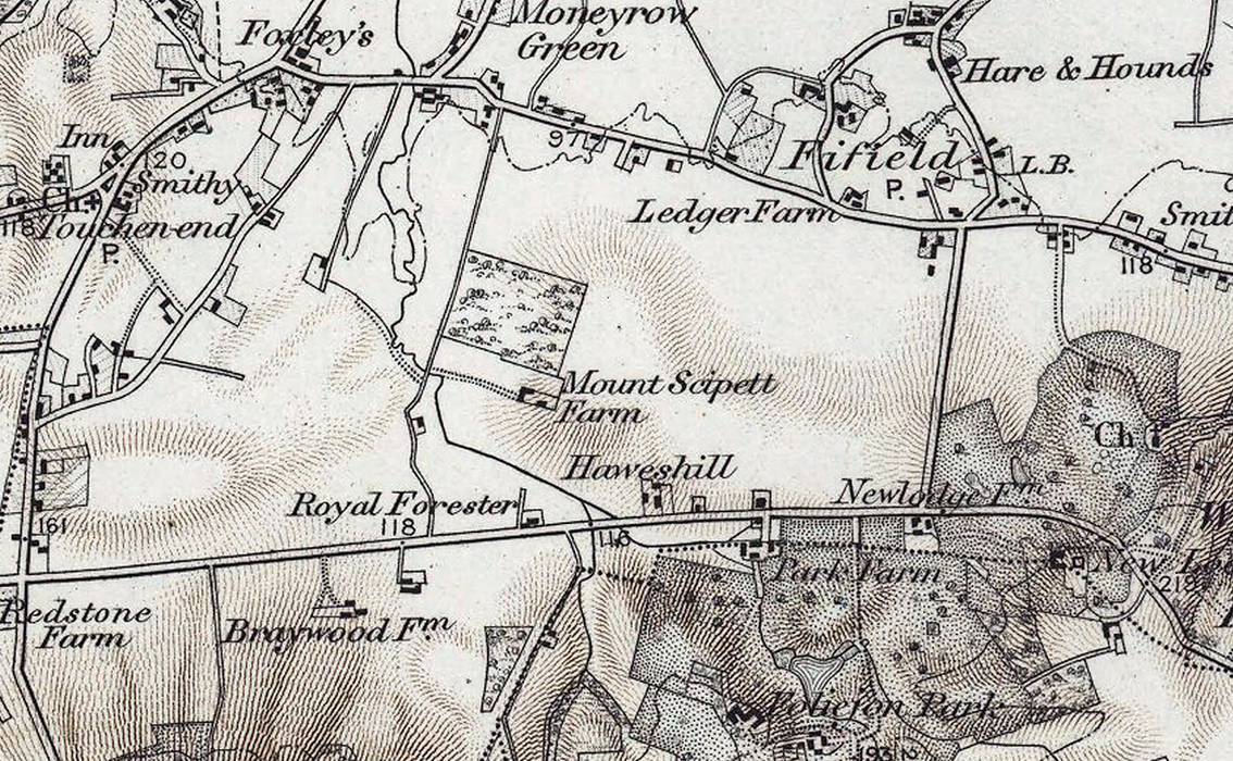 Windsor 1863 Ordnance Survey Map